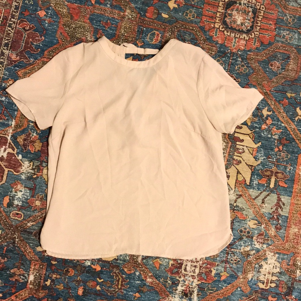 Blush Short Sleeved Blouse